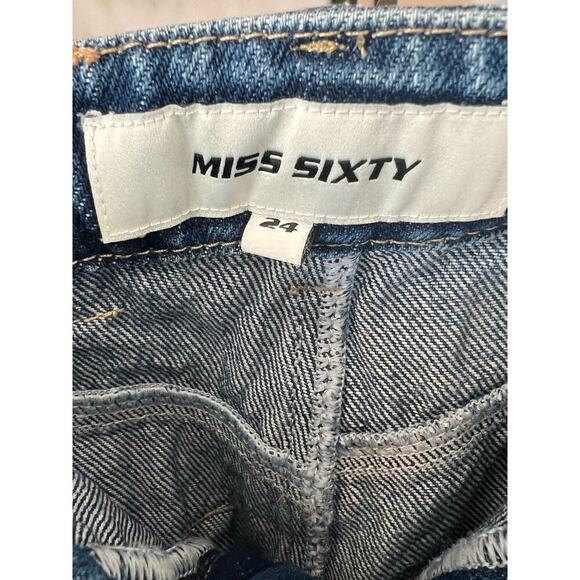 RARE Miss Sixty Jeans! Size 24 but waist measures 26 - Picture 4 of 6
